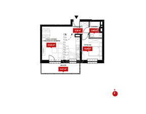 Mieszkanie na sprzedaż, Wrocław Wrocław-Psie Pole Kleczków Władysława Reymonta, 691 304 zł, 43,84 m2, 597802