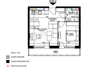 Mieszkanie na sprzedaż, Wrocław Wrocław-Krzyki Partynice Zwycięska, 620 601 zł, 40,43 m2, 608567