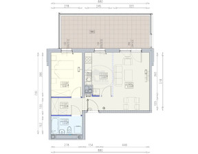 Mieszkanie na sprzedaż, Wrocław Wrocław-Krzyki Partynice Przyjaźni, 670 059 zł, 48,86 m2, 554785