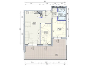 Mieszkanie na sprzedaż, Wrocław Wrocław-Krzyki Partynice Przyjaźni, 745 281 zł, 52,67 m2, 654596