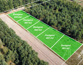 Działka na sprzedaż, Wyszkowski Wyszków Leszczydół-Nowiny Sosnowa, 105 000 zł, 842 m2, 141860