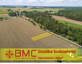 Działka na sprzedaż, Ciasna Zborowskie Dolna, 110 000 zł, 1400 m2, 485992