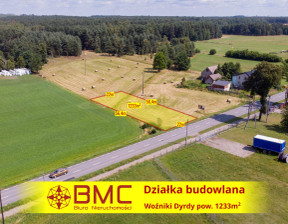 Działka na sprzedaż, Woźniki Dyrdy Asfaltowa, 90 000 zł, 1233 m2, 610076