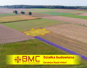 Działka na sprzedaż, Ciasna Sieraków Śląski Osiedlowa, 65 000 zł, 910 m2, 884379