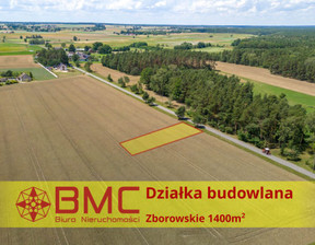 Budowlany na sprzedaż, Ciasna Zborowskie Dolna, 110 000 zł, 1400 m2, 294766