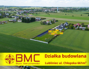 Budowlany na sprzedaż, Lubliniec Chłopska, 210 000 zł, 661 m2, 882046
