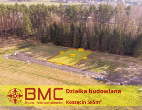 Działka na sprzedaż, Koszęcin Piaskowa, 115 000 zł, 585 m2, 876779