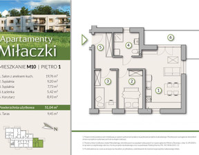 Mieszkanie na sprzedaż, Radomszczański (Pow.) Radomsko J. Kilińskiego, 433 840 zł, 51,04 m2, 1-2