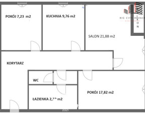 Mieszkanie na sprzedaż, Lublin Lsm, 518 000 zł, 68,3 m2, 964724