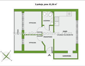 Mieszkanie na sprzedaż, Warszawa M. Warszawa Ochota, 1 150 000 zł, 61,36 m2, MS-159617