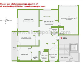 Mieszkanie na sprzedaż, Warszawa M. Warszawa Mokotów Górny Mokotów Antoniego Józefa Madalińskiego, 2 500 000 zł, 141 m2, MS-156639