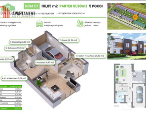 Dom na sprzedaż, Toruński Zławieś Wielka Górsk, 575 000 zł, 116,85 m2, 469568