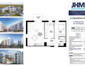 Mieszkanie na sprzedaż, Gdańsk Orunia Górna Wielkopolska, 568 506 zł, 61,86 m2, 927339