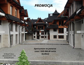 Mieszkanie na sprzedaż, Tatrzański (Pow.) Zakopane Strążyska, 1 121 800 zł, 56,09 m2, 15