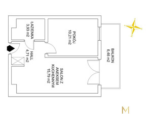 Mieszkanie na sprzedaż, Warszawa Białołęka Leona Berensona, 499 000 zł, 34,64 m2, 491/11553/OMS