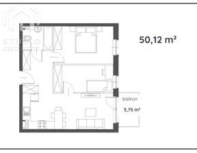 Mieszkanie na sprzedaż, Bielsko-Biała Sarni Stok, 621 488 zł, 50,12 m2, 583442