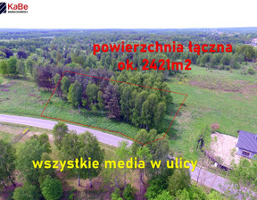 Działka na sprzedaż, Częstochowski Konopiska Hutki, 135 000 zł, 2421,43 m2, KABE-GS-110