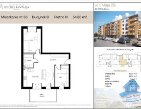 Mieszkanie na sprzedaż, Radziejowski Radziejów, 368 893 zł, 54,85 m2, TWM-MS-1023
