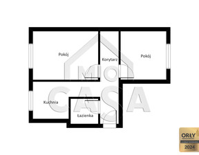 Mieszkanie na sprzedaż, Gdańsk Orunia Żuławska, 369 000 zł, 43,5 m2, 277350