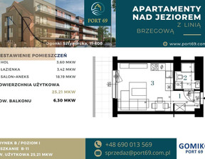 Kawalerka na sprzedaż, Węgorzewski Węgorzewo Ogonki Sztynorcka, 449 620 zł, 25,21 m2, 68/15815/OMS