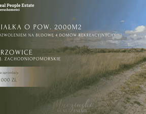 Działka na sprzedaż, Sławieński (Pow.) Darłowo (Gm.) Barzowice, 299 000 zł, 2000 m2, 16