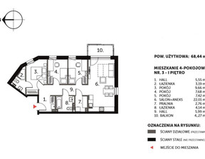 Mieszkanie na sprzedaż, Warszawa Praga-Południe Gocławek Koprzywiańska, 992 380 zł, 68,44 m2, 24/16165/OMS