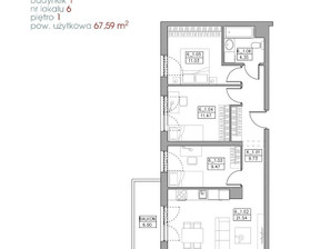 Mieszkanie na sprzedaż, Wejherowski Rumia, 547 260 zł, 67,59 m2, 810017