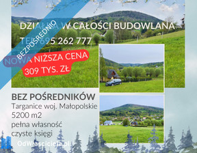 Działka na sprzedaż, Wadowicki Targanice Wierzbowa, 309 000 zł, 5200 m2, 29492