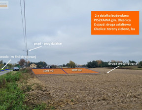 Działka na sprzedaż, Oleśnicki Oleśnica Piszkawa, 149 900 zł, 1003 m2, BER-GS-3860