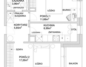Mieszkanie na sprzedaż, Warszawa Mokotów Mokotów Ksawerów Modra, 697 000 zł, 46 m2, 857284