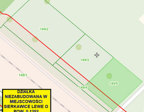 Działka na sprzedaż, Skierniewicki (Pow.) Skierniewice (Gm.) Sierakowice Lewe, 97 000 zł, 1292 m2, 350