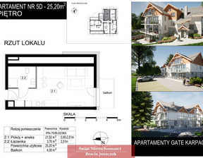 Kawalerka na sprzedaż, Karkonoski Podgórzyn Miłków, 375 480 zł, 25,2 m2, 20025/3265/OMS