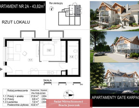 Mieszkanie na sprzedaż, Karkonoski Podgórzyn Miłków, 441 969 zł, 43,82 m2, 20008/3265/OMS