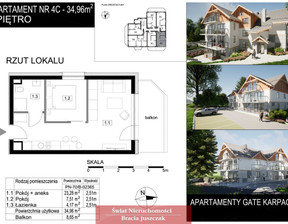 Mieszkanie na sprzedaż, Karkonoski Podgórzyn Miłków, 461 472 zł, 34,96 m2, 20018/3265/OMS