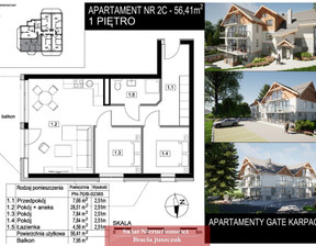 Mieszkanie na sprzedaż, Karkonoski Podgórzyn Miłków, 825 673 zł, 56,41 m2, 20016/3265/OMS