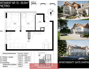 Mieszkanie na sprzedaż, Karkonoski Podgórzyn Miłków, 761 100 zł, 59 m2, 20021/3265/OMS