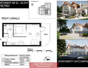 Kawalerka na sprzedaż, Karkonoski Podgórzyn Miłków, 419 314 zł, 34,37 m2, 20017/3265/OMS