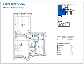 Mieszkanie na sprzedaż, Chorzów Centrum Dąbrowskiego, 352 000 zł, 85,78 m2, 68890184