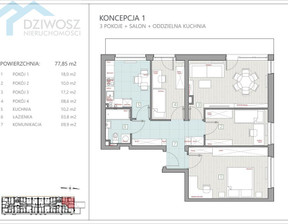 Mieszkanie na sprzedaż, Wrocław Wrocław-Fabryczna Maślicka, 729 000 zł, 77,78 m2, 33158/1693/OMS