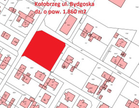 Działka na sprzedaż, Kołobrzeski Kołobrzeg Radzikowo I Bydgoska, 2 000 000 zł, 1860 m2, 22572