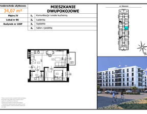 Mieszkanie na sprzedaż, Bielski (Pow.) Czechowice-Dziedzice (Gm.) Brzeziny Stawowa, 269 153 zł, 34,07 m2, 3.6