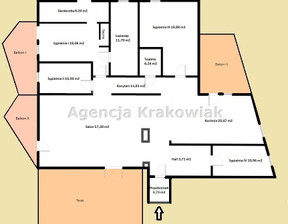 Mieszkanie na sprzedaż, Krakowski Kraków Śródmieście Reduta, 2 600 000 zł, 194 m2, MS-5210