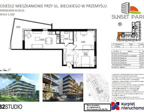 Mieszkanie na sprzedaż, Przemyśl Marcina Bielskiego, 506 345 zł, 59,57 m2, 5434/5738/OMS
