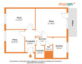 Mieszkanie na sprzedaż, Zduńskowolski Zduńska Wola Sieradzka, 319 000 zł, 64,14 m2, 954/13397/OMS