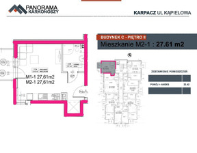 Kawalerka na sprzedaż, Karkonoski Karpacz Kąpielowa, 521 785 zł, 27,61 m2, 28741/3685/OMS