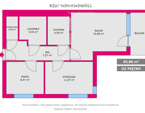 Mieszkanie na sprzedaż, Katowice Brynów Władysława Orkana, 549 000 zł, 55,8 m2, 33156/3685/OMS