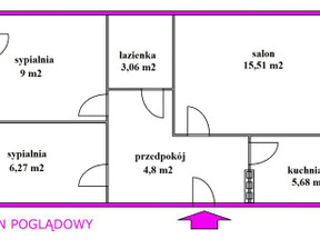 Mieszkanie na sprzedaż, Warszawa Targówek Zacisze Simona Bolivara, 600 000 zł, 47,29 m2, 9246