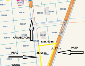 Budowlany na sprzedaż, Pucki Puck Mieroszyno Malownicza, 255 000 zł, 1515 m2, PAN448204