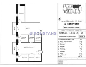 Mieszkanie na sprzedaż, Miński Mińsk Mazowiecki Gliniak Stankowizna, 854 165 zł, 100,49 m2, 33491/270/OMS