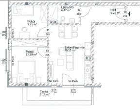 Mieszkanie na sprzedaż, M. Tychy Tychy Centrum, 584 870 zł, 53,17 m2, 5c/S/M/2020